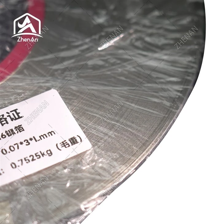 Industrial Nickel Foil - Pure Ni 99.99% suppliers